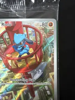 Riolu Black Star Promo Sealed Mega Evolutions Pokemon Card - Image 3