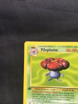 Pokemon Cards: 1st Edition Jungle Rare: Vileplume 31/64 - Image 2