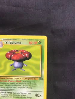 Pokemon Cards: 1st Edition Jungle Rare: Vileplume 31/64 - Image 3