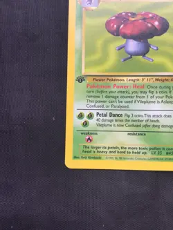 Pokemon Cards: 1st Edition Jungle Rare: Vileplume 31/64 - Image 5