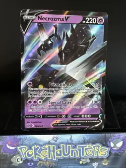 Pokemon Card Necrozma V 063/163 Battle Styles Half Art Holo Rare Played - Image 1
