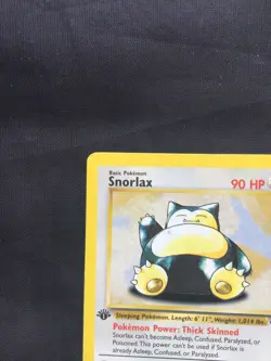 Pokemon Cards: 1st Edition Jungle Rare: Snorlax 27/64 - Image 2