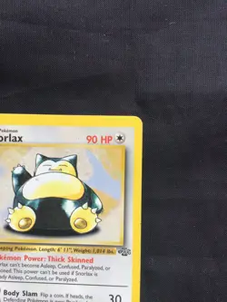 Pokemon Cards: 1st Edition Jungle Rare: Snorlax 27/64 - Image 3