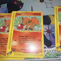 Vulpix 116/147 Aquapolis LP & NM Common Card Pokemon TCG Vintage Lot of 5 Cards - Image 5