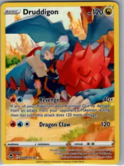 Druddigon TG09/TG30 SWSH12: Silver Tempest Trainer Gallery - Pokemon Card - NM - Image 1