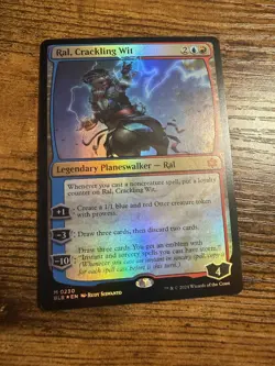 MTG Magic The Gathering Ral Crackling Wit Mythic FOIL Amazing Card Tough Pull! - Image 1