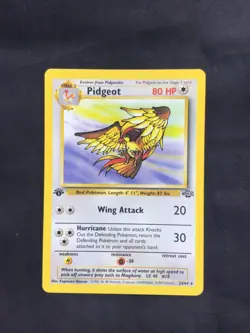 Pokemon Cards: 1st Edition Jungle Rare: Pidgeot 24/64 - Image 1
