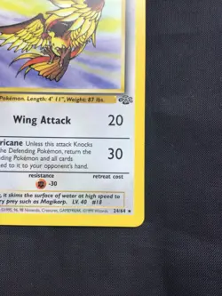 Pokemon Cards: 1st Edition Jungle Rare: Pidgeot 24/64 - Image 4