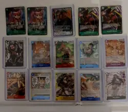 One Piece Lot 15 Cards - Image 1