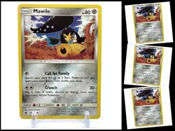 Pokemon Sun & Moon Crimson Invasion 64/111 Mawile 4X Mint/NM 4 Cards Playset X4 - Image 1