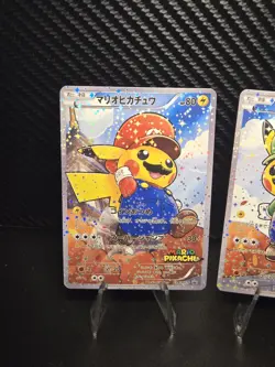 Pikachu Mario & Luigi JP Custom Sparkle Card Collectible/Display - Image 2