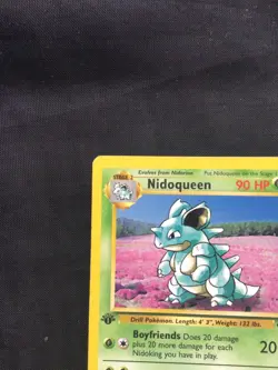 Pokemon Cards: 1st Edition Jungle Rare: Nidoqueen 23/64 - Image 2