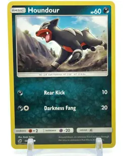 Pokemon Sun & Moon Crimson Invasion 58/111 Houndour 4X Mint/NM 4 Card Playset X4 - Image 2