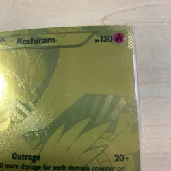 Pokemon TCG Reshiram Full Art Secret Rare Holo Card Legendary Treasures 114/113 - Image 4