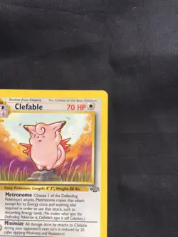 Pokemon Cards: 1st Edition Jungle Rare: Clefable 17/64 - Image 3