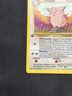 Pokemon Cards: 1st Edition Jungle Rare: Clefable 17/64 - Image 5