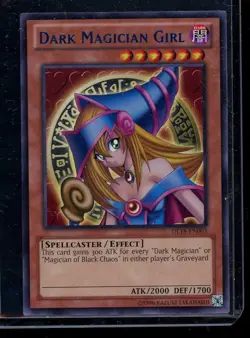 YuGiOh Dark Magician Girl DL18-EN003 *BLUE TEXT* Duelist League Promo Card M/NM - Image 1