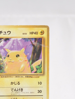 Pokemon card TCG Pikachu No.025 No Rarity Symbol Old Back Base Set Japanese HP - Image 4
