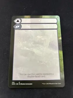 Blank Mtg card for double sides card from various sets x2 - Image 1