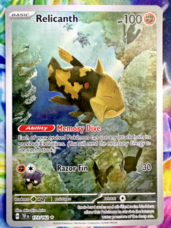 Relicanth 173/162 Pokemon TCG Sv05: Temporal Forces Holo Card NM/M Condition - Image 1