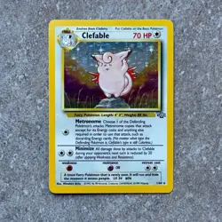 CLEFABLE 1/64 holo - Jungle Set 1999 WOTC Pokemon Card nm/mint ++ - Image 1
