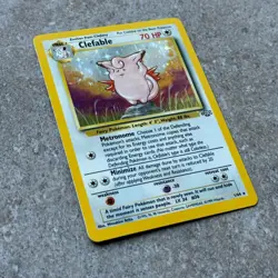CLEFABLE 1/64 holo - Jungle Set 1999 WOTC Pokemon Card nm/mint ++ - Image 3