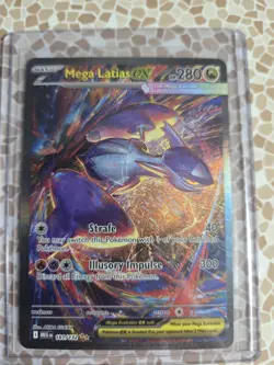 Mega Latias EX 181/132 Full Art Ultra Rare Pokemon Card Mega Evolution - Image 1