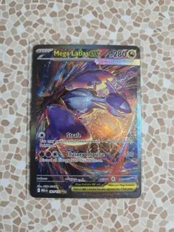 Mega Latias EX 181/132 Full Art Ultra Rare Pokemon Card Mega Evolution - Image 2