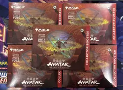 Magic: The Gathering Avatar The Last Airbender Collector Booster Box Lot Of 5 - Image 1