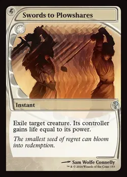 Swords to Plowshares (Future Sight) - Mystery Booster 2 - U - #153 - NM - Image 1