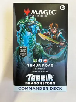 Magic The Gathering Temur Roar Commander Deck TDC English OVP New - Image 1