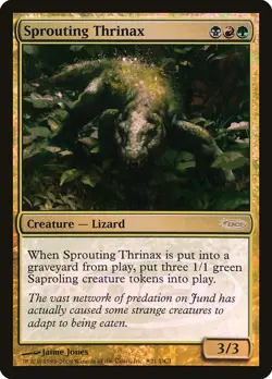 Sprouting Thrinax 1x FOIL MtG FOIL DCI Promo SP/NM - Image 1