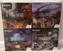 Magic The Gathering Final Fantasy Scene Box Bundle All 4 -IN HAND - Image 1