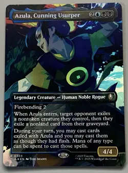 MTG Avatar: The Last Airbender Azula Legendary Creature RARE FOIL #0303 - Image 1