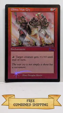 Ghitu War Cry Urza's Legacy Foil - Image 1