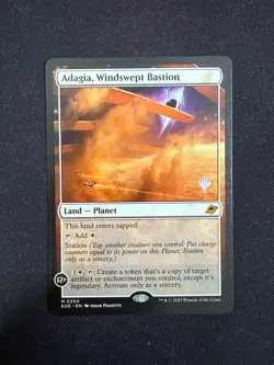 Adagia, Windswept Bastion (PROMO) - Edge of Eternities (Magic/MTG) - Image 1