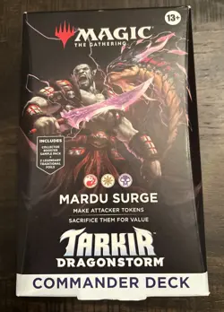 Mardu Surge - Tarkir: Dragonstorm Commander Deck - MTG Magic Brand New Sealed! - Image 1