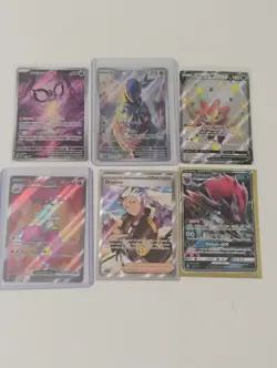 Pokemon GX/Illustration Rare/Pecharunt Black Star Promo/Full Art Holo Cards - Image 1