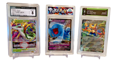 Lot of 3 Pokemon TCG Slabs: Serperior VSTAR, Wobuffet V, Hop's Zacian EX - Image 1