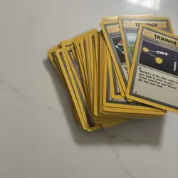 Lot Of Vintage Pokemon Trainers Mainly Base Set A Few Fossil - Image 2