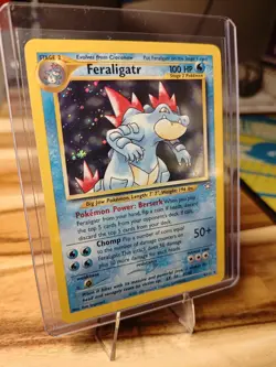 Feraligatr 4/111 Neo Genesis Holo Unlimited - Pokemon Vintage Near Mint - Image 3
