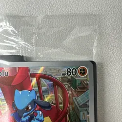 Pokemon TCG Mega Evolution Riolu 010 ETB Promo Sealed - Image 3