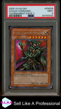 CHAOS COMMAND... YU-GI-OH! TOURNAMENT PACK 7 2005 EN008 PSA 9 - Image 1