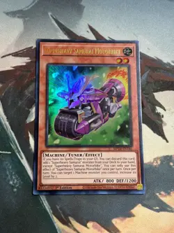 Yugioh Superheavy Samurai Motorbike Ultra Rare MP24 - Image 1