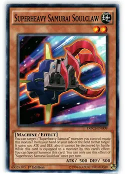 Superheavy Samurai Soulclaw - DOCS-EN008 - Common - 1st Edition - Lightly Played - Image 1