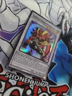 Yugioh Superheavy Samurai Ogre Shutendoji 1st Edition Core Super Rare LP - Image 2