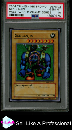 SENGENJIN YU-GI-OH! PRM WCS-WORLD CHAMPIONSHIP SERIES 2004 EN403 PSA 10 - Image 1