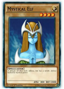Mystical Elf - YGLD-ENA14 - Common - 1st Edition - Lightly Played - Image 1