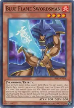 Blue Flame Swordsman - LDK2-ENJ14 - Common - Unlimited Edition - Lightly Played - Image 1