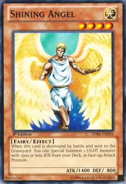 Shining Angel - SDBE-EN018 - Common - Unlimited Edition - Moderately Played - Image 1
